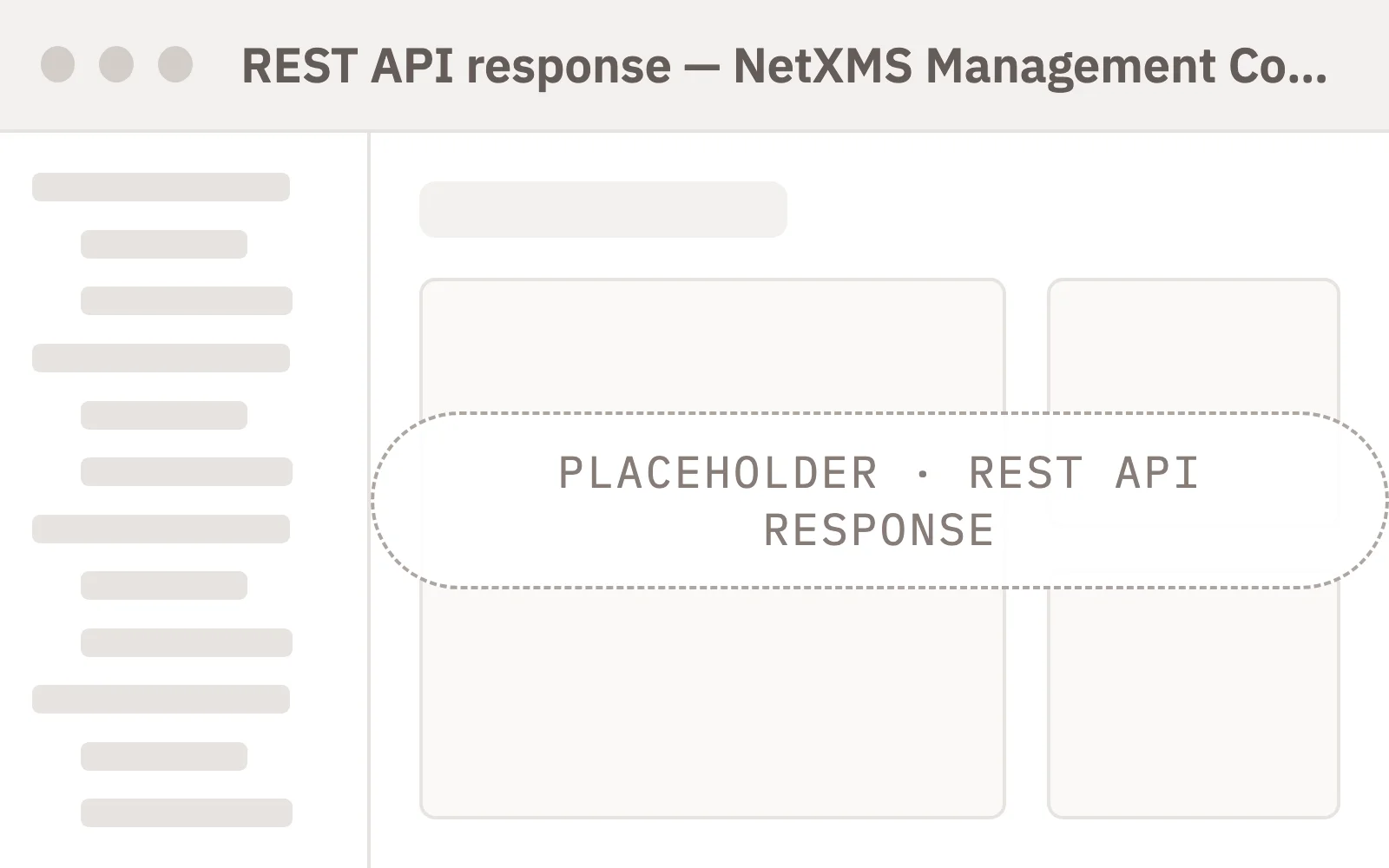 REST API JSON response for a node