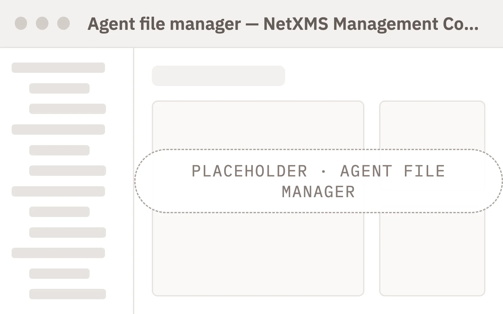 Agent file manager browsing a remote filesystem